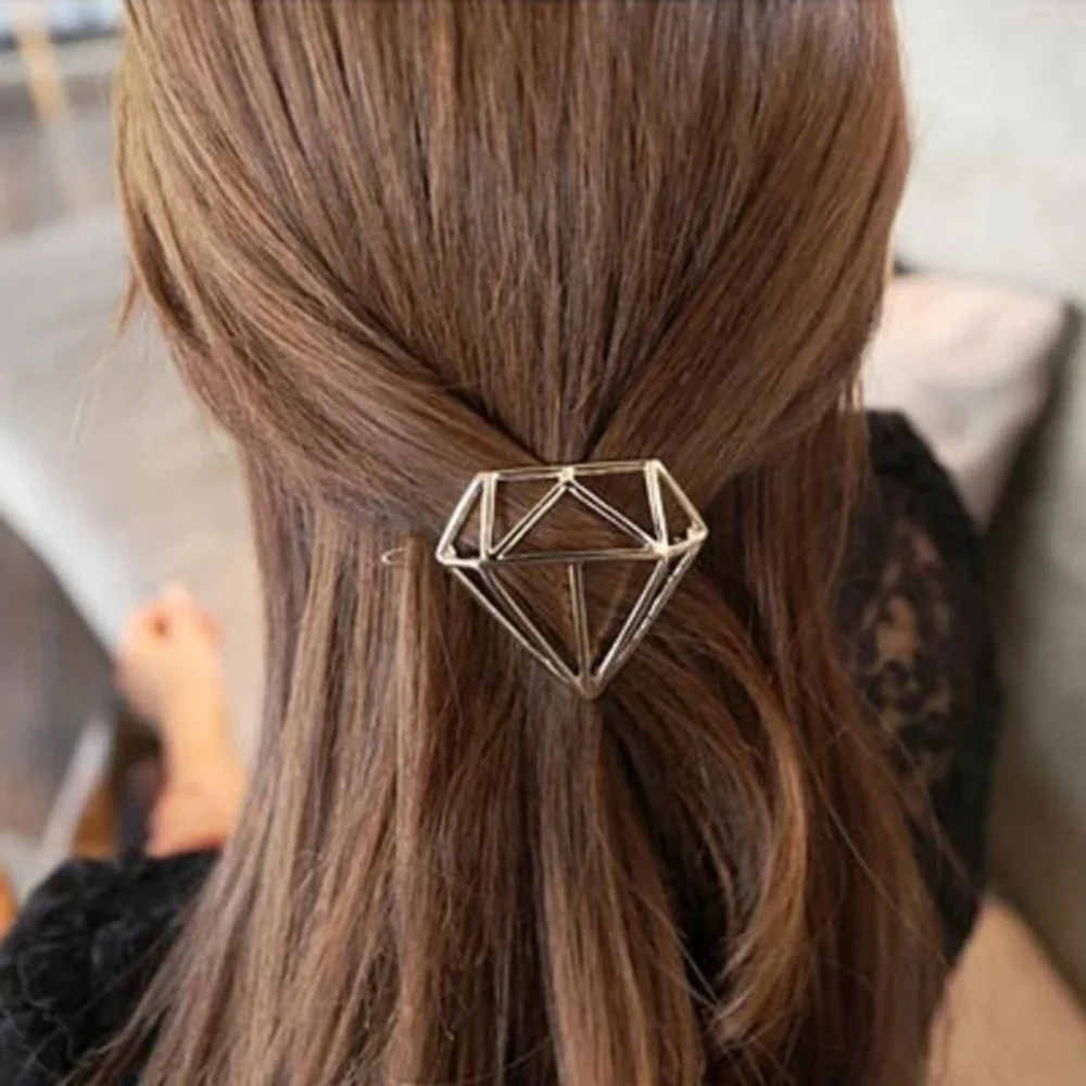 Diamond hair clip